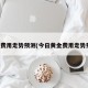 黄金费用走势预测(今日黄金费用走势预测)